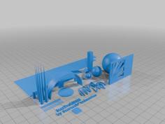 3D Priner Torture Test 3D Printer Model