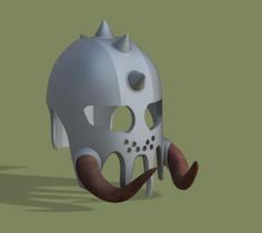 Orc Helmet Fantasy 3D Printer Model