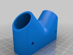 90° Ø22mm Pipe Elbow (World First) – Shorter Build Height ABS PVC Pipe Weld 3D Printer Model