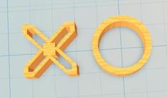 TRAVEL TIC-TAC-TOE 3D Printer Model