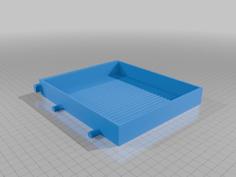 Closed Riffle Tray For Mini Gold Shaker Table 3D Printer Model