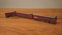 Brick Walls – 28 Mm Wargaming Terrain 3D Printer Model