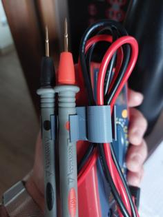 Multimeter Test Leads And Wires Holder 3D Printer Model