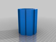 Interlocking Hexagon Storage Cups 3D Printer Model