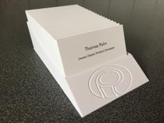 Palmiga Business Card Stand 3D Printer Model