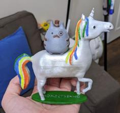 Pusheen On A Unicorn – Super Fancy 3D Printer Model