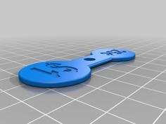 Canadian Shopping Cart Key Token 2 3D Printer Model