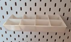 Small Parts Organizer For IKEA Skadis 3D Printer Model