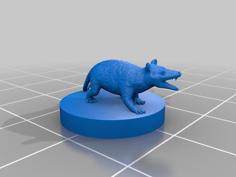 Opossum Miniature 3D Printer Model