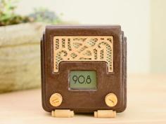 Art Deco FM Radio With Arduino 3D Printer Model