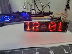 Wemos 8266 Clock Case Mod 3D Printer Model