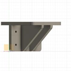 Handbrake Mount For 40×80 3D Printer Model