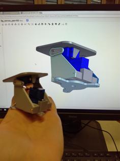 9g Servos Pan-tilt 3D Printer Model