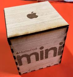 Laser Cut Apple Home Pod Mini Box