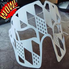 Harlequin Masquerade Mask 3D Printer Model