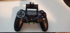 PS4 Dualshock Phone Mount (Modular Phone Mount Remix) 3D Printer Model