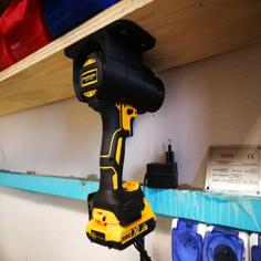 DeWALT / Makita Drill Gun Shelf Hanger Holder 3D Printer Model