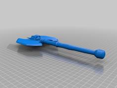 Skull Crusher Battle Axe 3D Printer Model