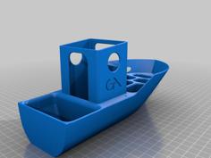 Boat Desk Organizer 3D Printer Model