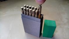 Box For Hex Shank Drill Bits 3D Printer Model