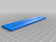 6 Inch Ruler 3D Printer Model