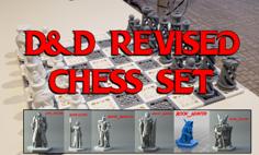 D&D Chess Set 3D Printer Model