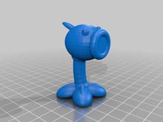 Peashooter 3D Printer Model