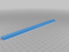 T-Slot Nut And T-Rail 3D Printer Model