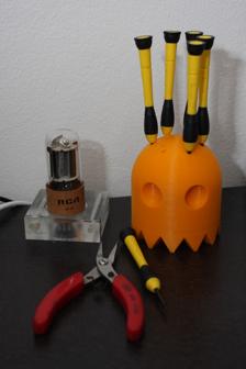 PacMan Ghost Screwdriver Holder 3D Printer Model