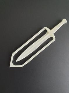 LOTR Sting Bookmark 3D Printer Model