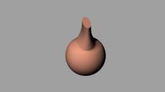 “The Ball” Design Vase (flat Bottom Version) 3D Printer Model