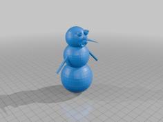 Snowman 3D Printer Model