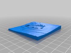 Bowman Gray Stadium Diorama 3D Printer Model