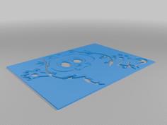 Garfield Stencil 11 3D Printer Model