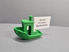 Benchy Label Flag (1×1.5in) 3D Printer Model