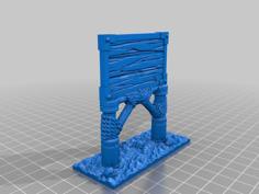 3D FANTASY FOOTBALL DUGOUTS VOL 2  KICKSTARTER BILLBOARDS SAMPLE 3D Printer Model