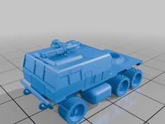 Expandable Services Vehicle With Trailers 3D Printer Model