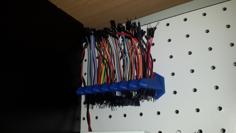 Modular Jumper Wire Rack 3D Printer Model