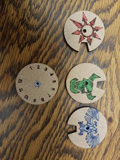 Laser Cut CP Counters For 40k