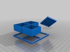 Modular Small Parts Storage Container Box 3D Printer Model