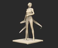 Cyberpunk Women X6 3D Printer Model