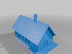 Passenger Depot (HO) 3D Printer Model