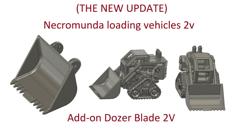 N&K Dozer Blade 2V 3D Printer Model