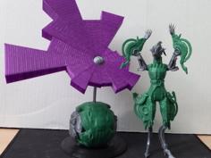 Warframe Mandachord Action Figure 3D Printer Model