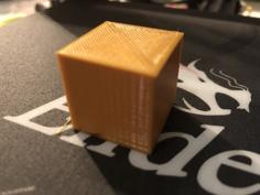 1×1″ Calibration Cube 3D Printer Model