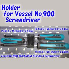 Holder For Vessel No.900 Megadora Standard Screwdriver 3D Printer Model