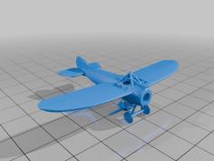 Bristol M1C  (1/144) 3D Printer Model