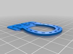 Horse Stable Name Tag “just Add Name ” 3D Printer Model