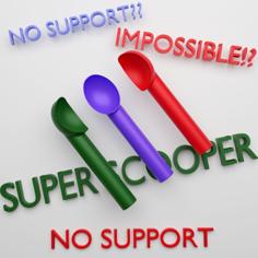 Ice Cream Super Scooper – No Supports Needed – FreeCAD File 3D Printer Model