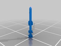 RGM-84 Harpoon Missile 3D Printer Model